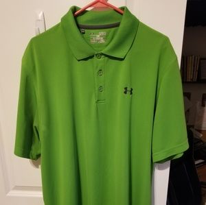 Under armour heat gear golf shirt polo